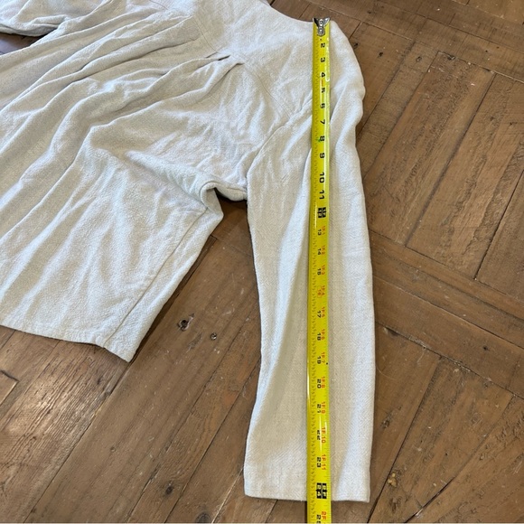 Soft Surroundings Jacket Cardigan Small Beige Linen Cotton Preppy Academia - Picture 10 of 10